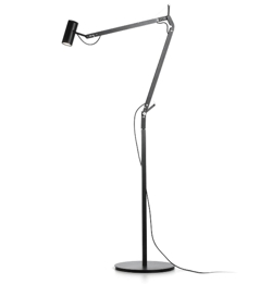 Polo + vloervoet, zwart