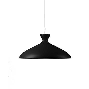Pretty Wide hanglamp, mat zwart