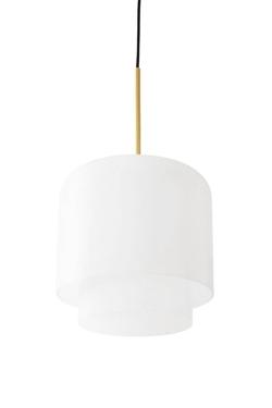 Megumi hanglamp Ø28, messing/opal