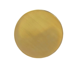 Planet wandlamp schijf, messing