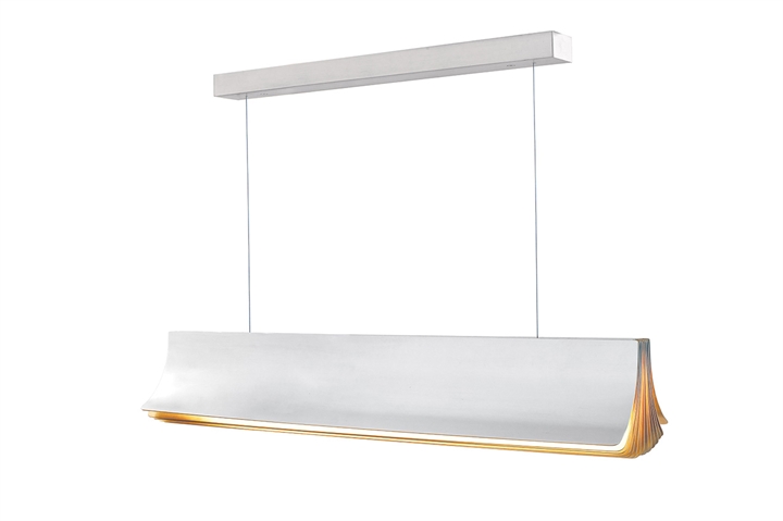 Respiro 900 hanglamp, wit/goud