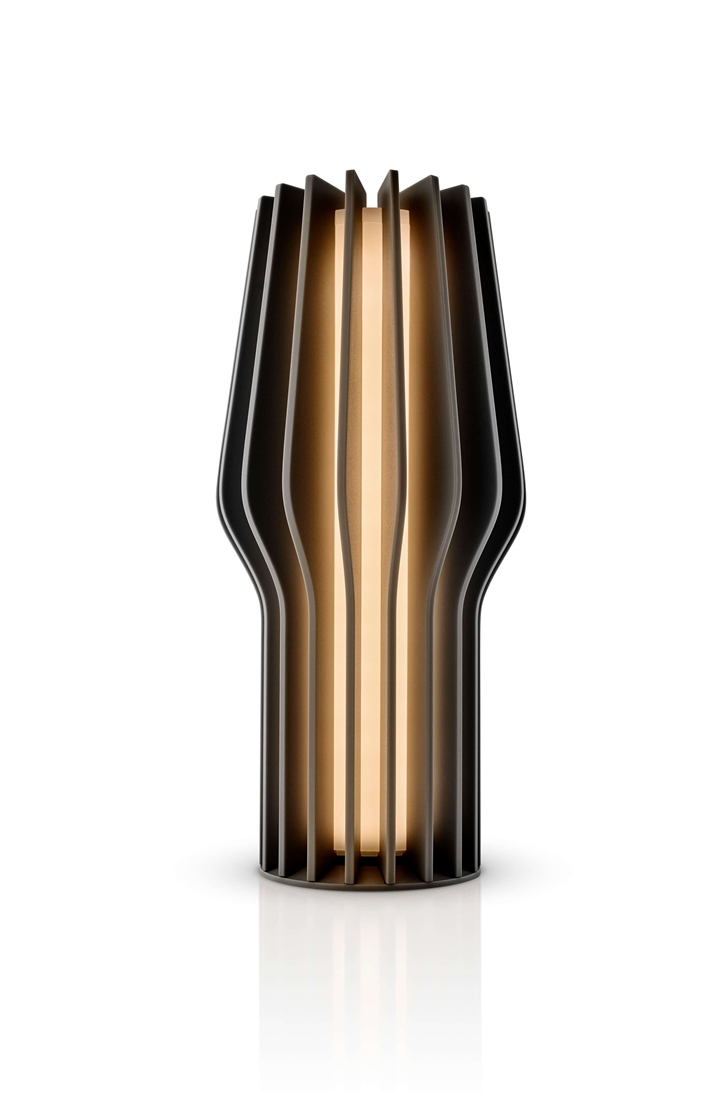 Radiant LED batterij- / tafellamp 25 cm, zwart