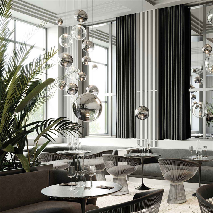 Random Solo clusterpendel Ø18, kristal