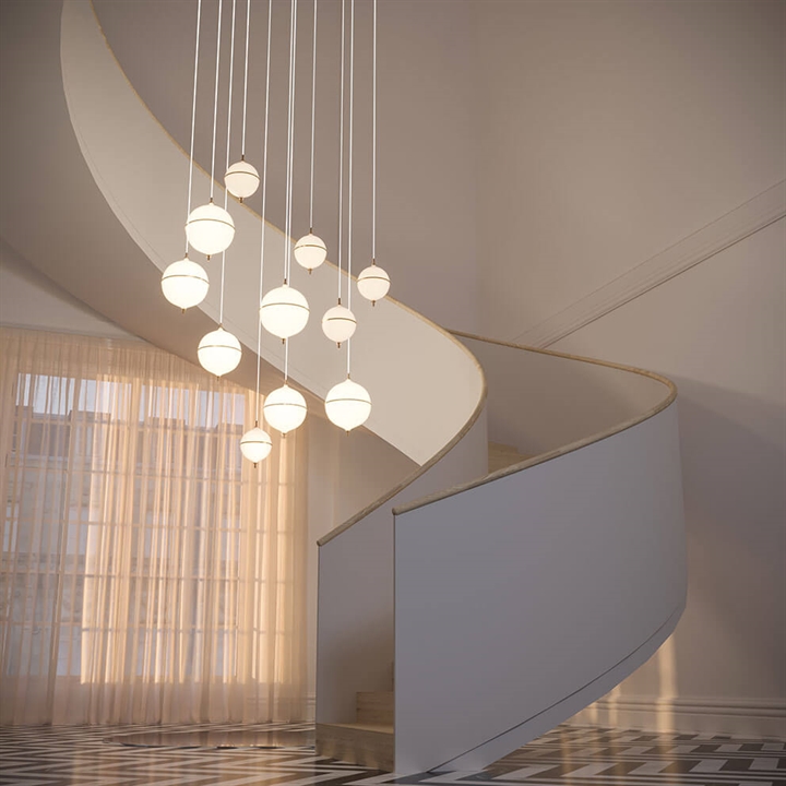 Eternal Moonlight medium en large m/witte kabel