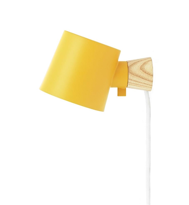 Rise wandlamp, Geel