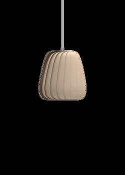 ST906 hanglamp, berk/natuur, 23 x 27 cm