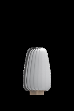 ST906 tafellamp, papier/wit, 25 x 47 cm