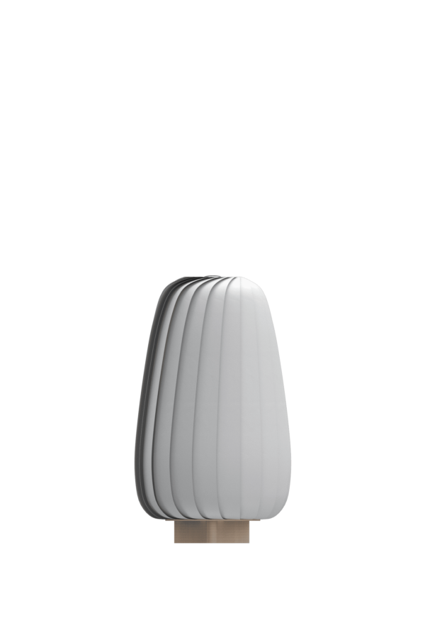 ST906 tafellamp, papier/wit, 25 x 47 cm