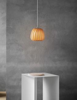 ST906 Mini, hanglamp, berk/natuur, 18 x 18 cm