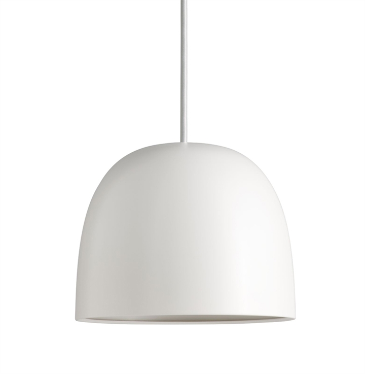 Super215 hanglamp, wit/witte kabel