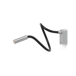 Scar-Led 1FDS wandlamp opbouw, L750, alu/zwart