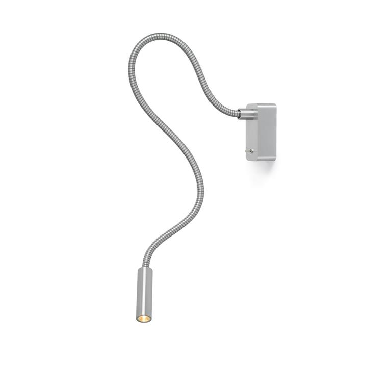 Scar-Led 1FDS wandlamp opbouw, L750, alu/alu