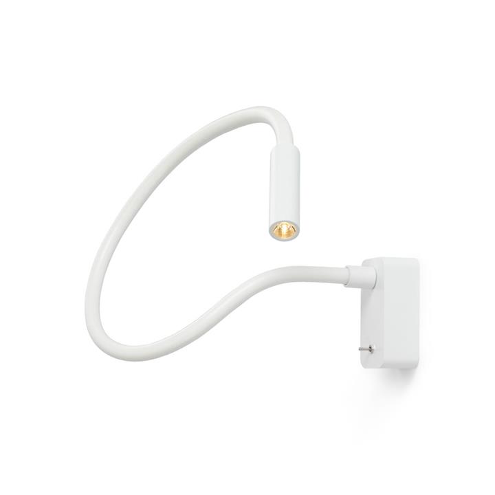 Scar-Led 1FDS wandlamp opbouw, L750, wit/wit