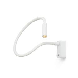 Scar-Led 1FDS wandlamp opbouw, L750, wit/wit