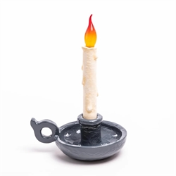 Seletti Bugia kaars batterijlamp, grijs