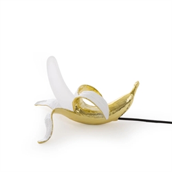 Seletti Banana Lamp, dewey gold