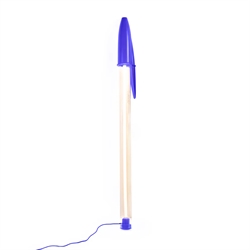 Seletti BIC Balpen lamp, blauw