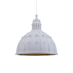 Seletti Cupolone Quarantacinque hanglamp, wit