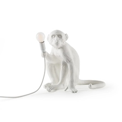 Seletti Monkey tafellamp, wit