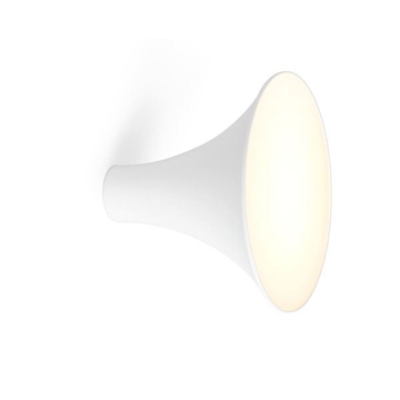 Sirens Wandlamp Ø26,5 m. frosted glas, Wit