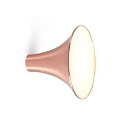 Sirens Wandlamp Ø26,5 m. frosted glas, Koper