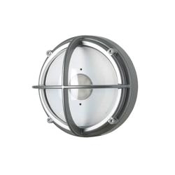 Skot LED buiten wandlamp / plafondlamp, helder/alu