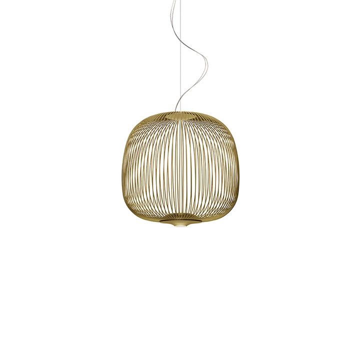 Spokes 2 Midi LED hanglamp, goud