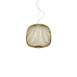 Spokes 2 Midi LED hanglamp, goud