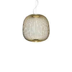 Spokes 2 LED hanglamp dimbaar, goud