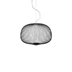 Spokes 3 LED hanglamp dimbaar, zwart