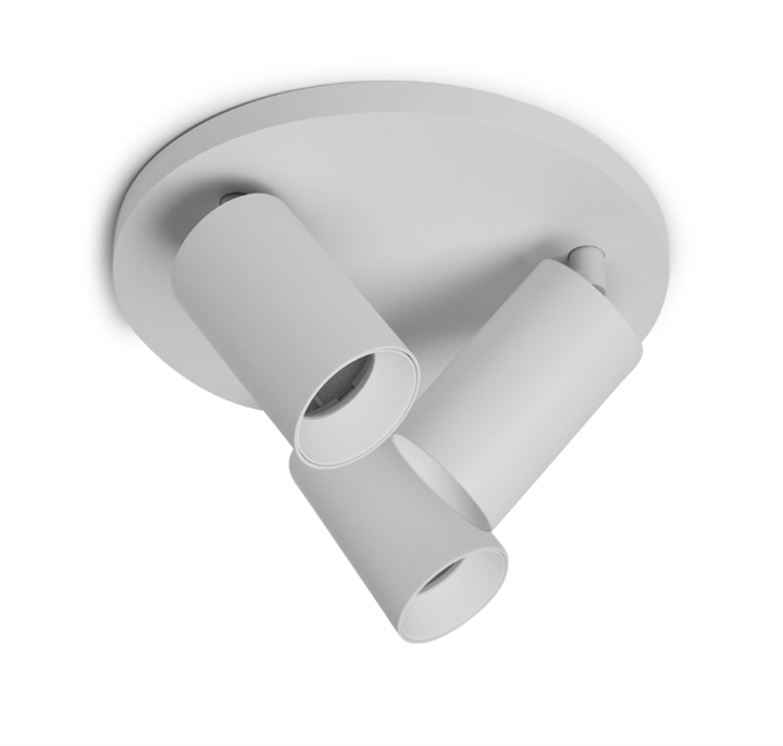 SpotOn Circle3 plafondlamp/spot, wit