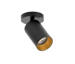 SpotOn Circle1 plafondlamp/spot, zwart/goud
