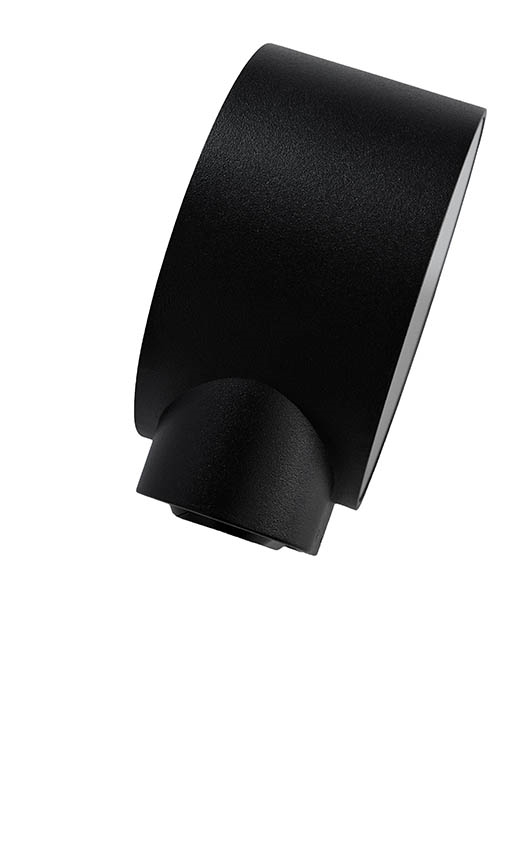 Sun Up/Down buiten wandlamp, zwart