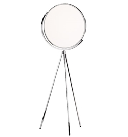 Superloon vloerlamp, chroom