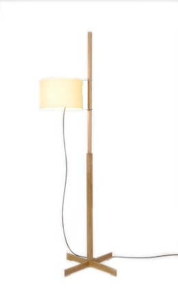 TMM vloerlamp, kersen/beige