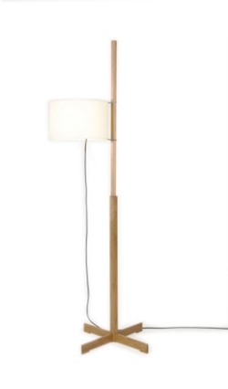 TMM vloerlamp, kers/wit