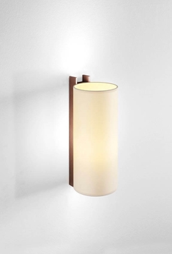 TMM Largo wandlamp, walnoot/beige