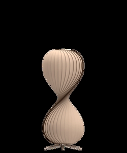 TR10 vloerlamp, berk/natuur, 40 x 105 cm