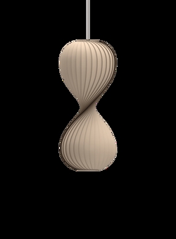 TR10 hanglamp, berk/natuur, 40 x 100 cm