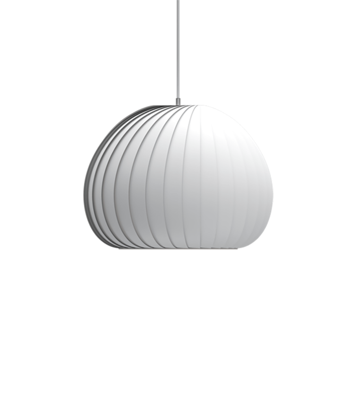 TR12 hanglamp, kunststof/wit, 45 x 35 cm