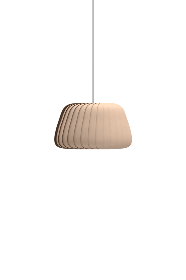 TR19 hanglamp, berk/natuur, 40 x 22 cm