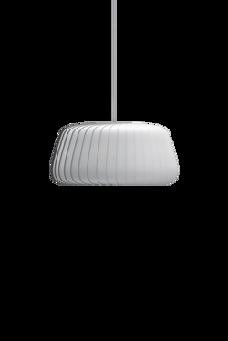 TR19 hanglamp, papier/wit, 53 x 26 cm