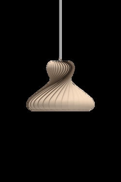 TR22 hanglamp, berk/natuur, 42 x 30 cm