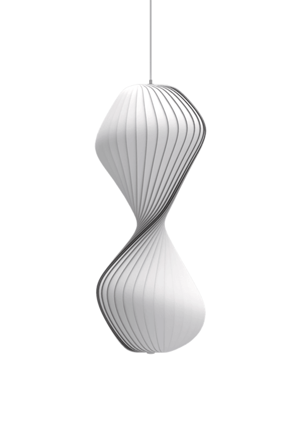 TR32 hanglamp, PC Nonwoven/wit, 40 x 100 cm