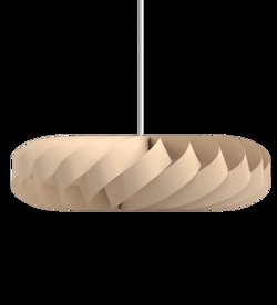 TR5 hanglamp, berk/natuur, 100 x 30 cm