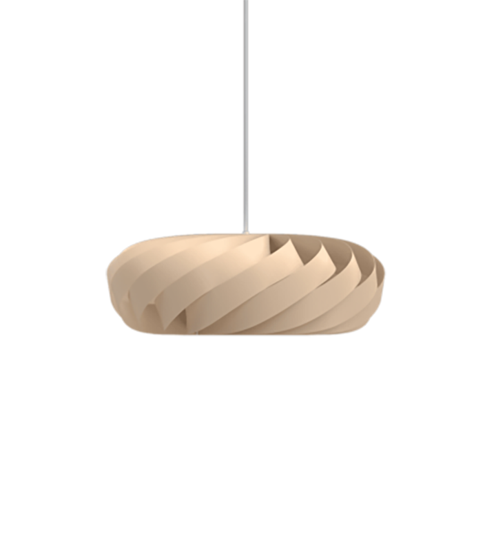 TR5 hanglamp, berk/natuur, 40 x 18 cm