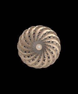 TR5 wandlamp, berk/natuur, 40 x 18 cm