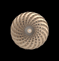 TR5 wandlamp, berk/natuur, 60 x 20 cm