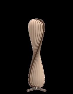 TR7 vloerlamp, berk/natuur, 25 x 117 cm