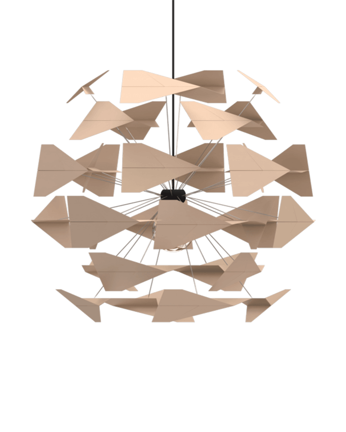 TR747 hanglamp, berk/natuur, 80 x 60 cm